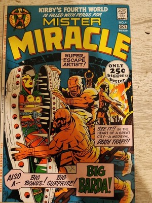 Mister Miracle #4  (DC 1971) ~ 1st Appearance of Big Barda!   KEY   FN 