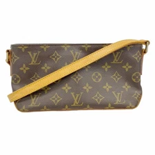 Louis Vuitton Monogram Trotter Shoulder Bag M51240 Brown Women's GZl1dogk
