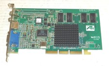 ATI Technologies Rage 128 Pro 32MB AGP VGA S-Video Video Card P/N: 109-63200-01