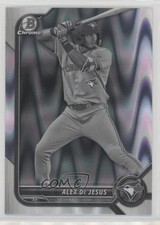 2022 Bowman Draft Chrome Black & White RayWave Refractor Alex De Jesus 0hw6
