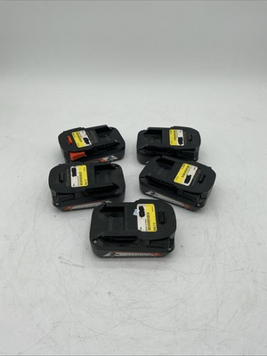 #ad ridgid 18v 2 Amp batteries For PARTS OR REPAIR. LOT OF 5 $39.95