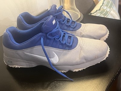 Nike Air Rival 4 Golf Shoes wolf grey/blue/white size 13 VGUC