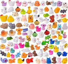 110pcs Mini Resin Animals 110 Styles Variety Tiny Animals Figures Miniature L...
