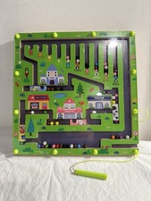 Magnetic Alphabet Maze,Montessori Toys,Alphabet Puzzle Toddler Toys 2 sided