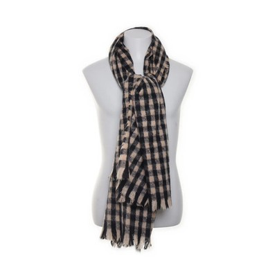 Warm&Cozy, Schal, Unisex (Erwachsene), Schwarz/Beige, 200 cm, 75 #tM3