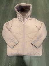Abercrombie  Fitch Girls Ultra Pink Puffer Jacket Winter Zip Up Size 15-16.