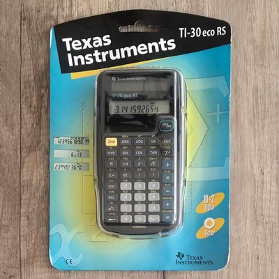 Taschenrechner   Texas Instruments TI 30 Eco RS Wissenschaftlicher Rechner   NEU