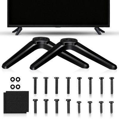  TV-Ständer: Tischbeine für Fernseher   Stabile Standfüße   Ersatz-TV-Fuß für
