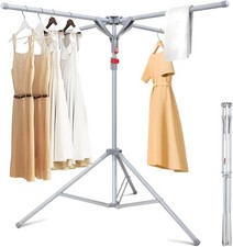 Wäscheständer Standtrockner ausziehbar Kohlenstoffstahl Bis Zu 80KG 130–180CM