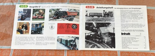 1983 LGB MODELLEISENBAHN 0024 BOOKLET MODEL RAILWAY FOR INDOORS & OUTDOORS - Picture 4 of 4