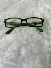 Ray-Ban RB1530 3665 Kids Rectangular Eyeglass Black Green 48-16-130 Frames Only