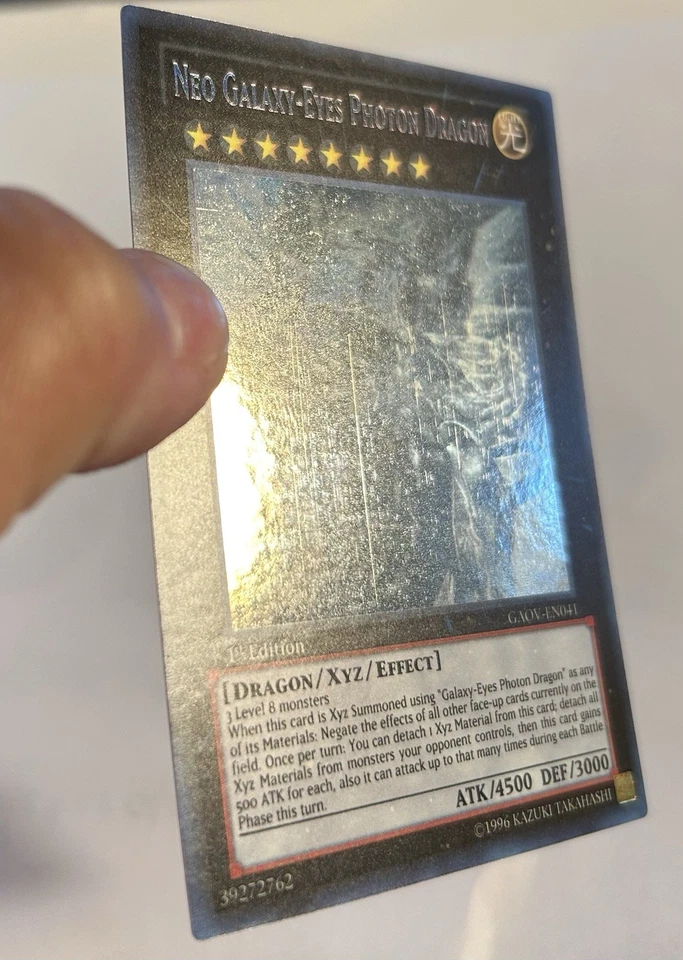 Neo Galaxy-Eyes Photon Dragon GAOV-EN041 1st Edition Ghost Rare NM - Image 4 of 4