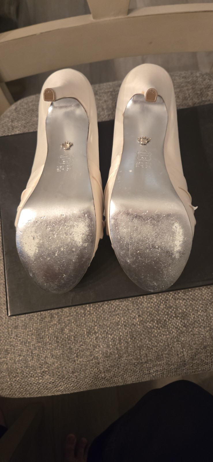 Nina Women's Milan Ivory Color, Satin Pump Dress … - image 3