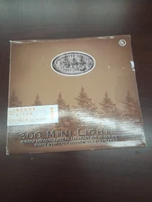 Enchanted Forest Indoor 300 Christmas Lights Nib Clear Bulbs