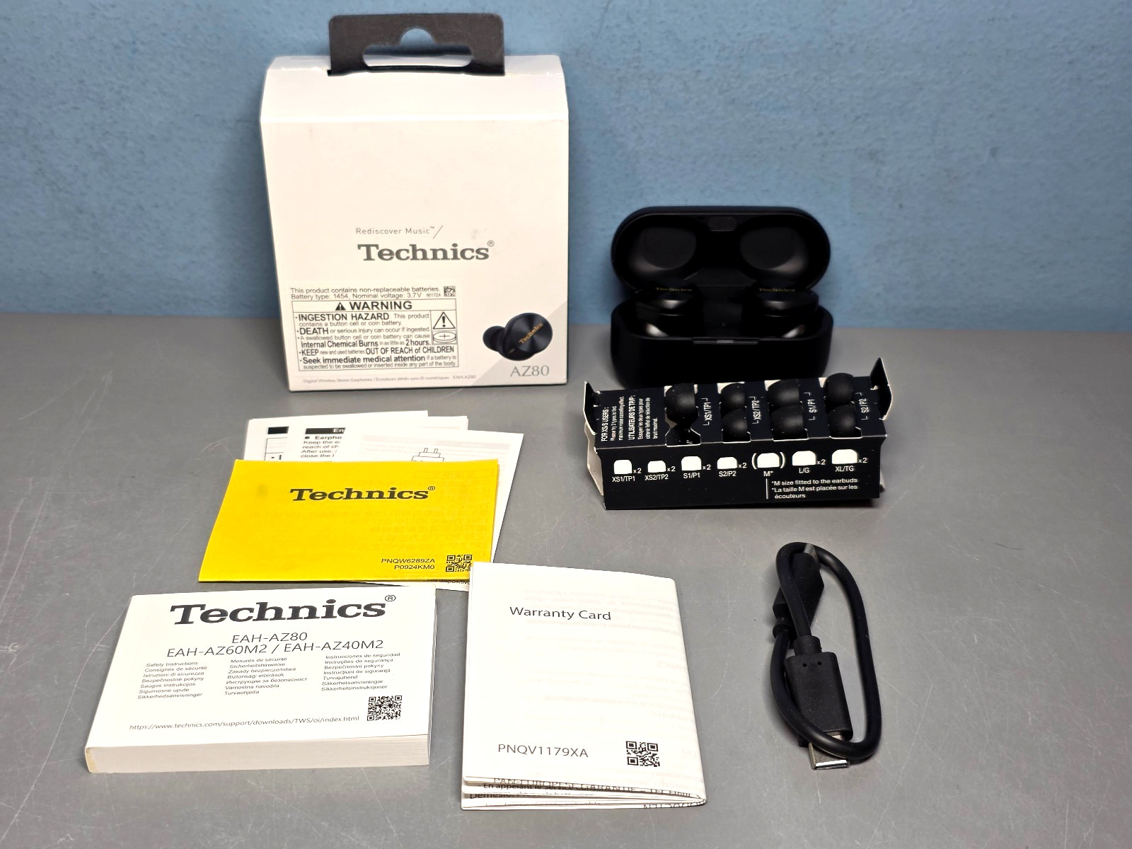 Technics AZ80 Digital Wireless Stereo Earbuds LDAC Bluetooth