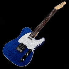 Fender FSR MIJ Traditional 60s Custom Telecaster Quilted Maple Translucent Blue