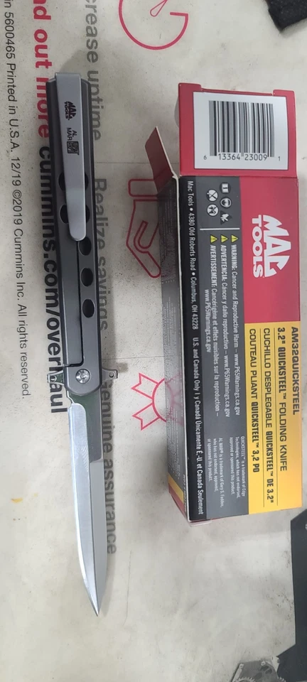 AM32QUICKSTEEL AL MAR MAC TOOLS  - Image 2 of 3