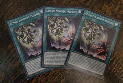 3x Artmage Movement -Pedigree DOOD-EN060 Doom of Dimensions 1st Edition