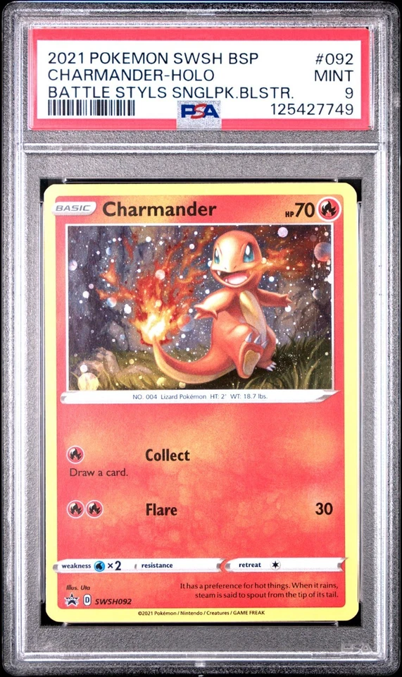 Charmander SWSH092 SWSH: Sword & Shield Promo Cards Holo - Image 4 of 4