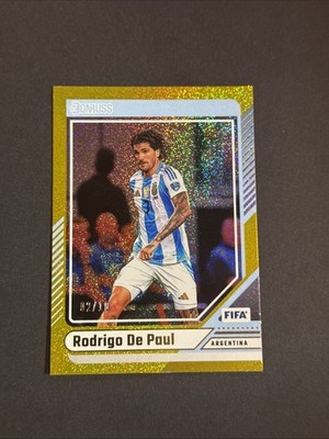 2024-2025 Panini Donruss FIFA Rodrigo De Paul Gold /10 Argentina