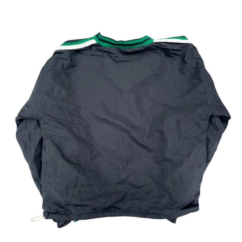 Vintage Varsity CGHS Pullover Windbreaker Jacket Green White Black Medium - Image 2 of 4