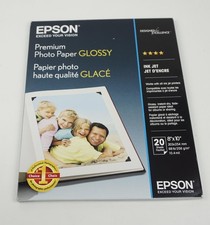 Epson Premium Photo Paper Glossy 8" x 10" 20 Sheets S041465