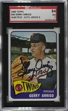 SGC Authentic 1965 Topps Gerry Arrigo #39 Authentic Auto 0ls