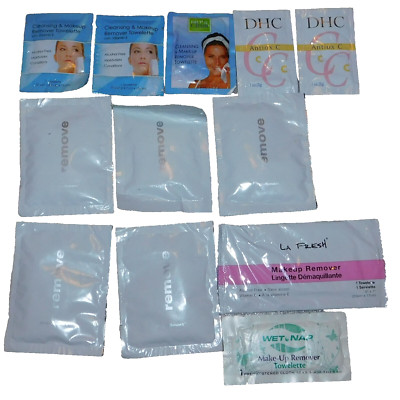 Sample Trial Size Hospitality Hotel Amenities Lot 12 Makeup Remover Towelette
