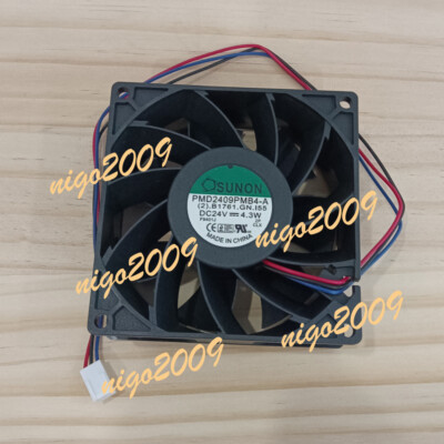 1PC SUNON 9CM PMD2409PMB4-A 9038 24V 4.3W 3-wire cooling fan 