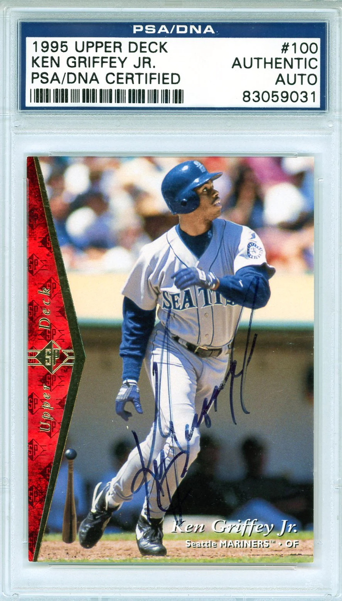 Ken Griffey Jr. Autographed 1995 Upper Deck Sp Card #100 (PSA) | eBay
