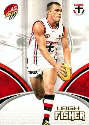 ✺New✺ 2007 ST KILDA SAINTS AFL Card LEIGH FISHER - Picture 1 of 3
