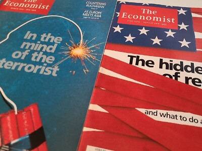 2 Issues of THE ECONOMIST Magazine (1996) - Government Red