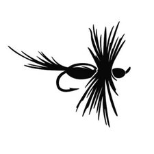Fly Fishing Lure Bait Hook Vinyl Decal Car Truck Window Tablet Laptop Tumbler