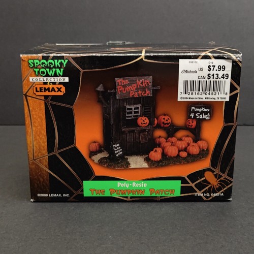 Lemax Spooky Town Collection The Pumpkin Patch Halloween Village Retired 04521 - Picture 2 of 19