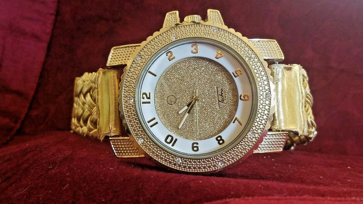 Techno pave watch 7758 sale