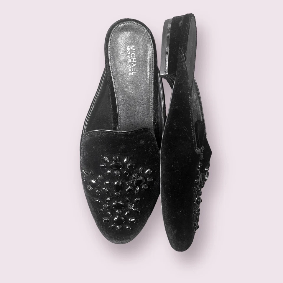 Mocasín plano Michael Kors Edie terciopelo mula Foto 4 de 4