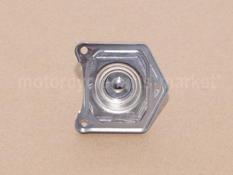 1PC Chrome Solenoid Cover Push Button Starter For Harley Big Twin Dyna FL FXST E - Foto 2
