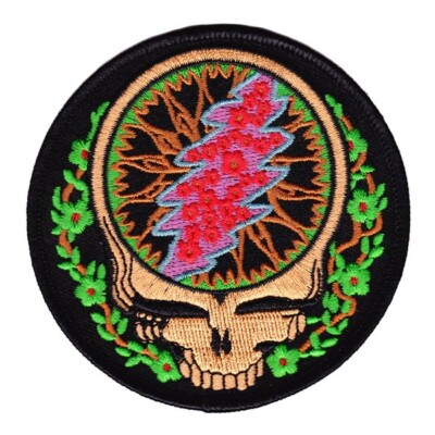 Grateful Dead Steal Your Face Embroidered Iron Or Sew On Patch New Official