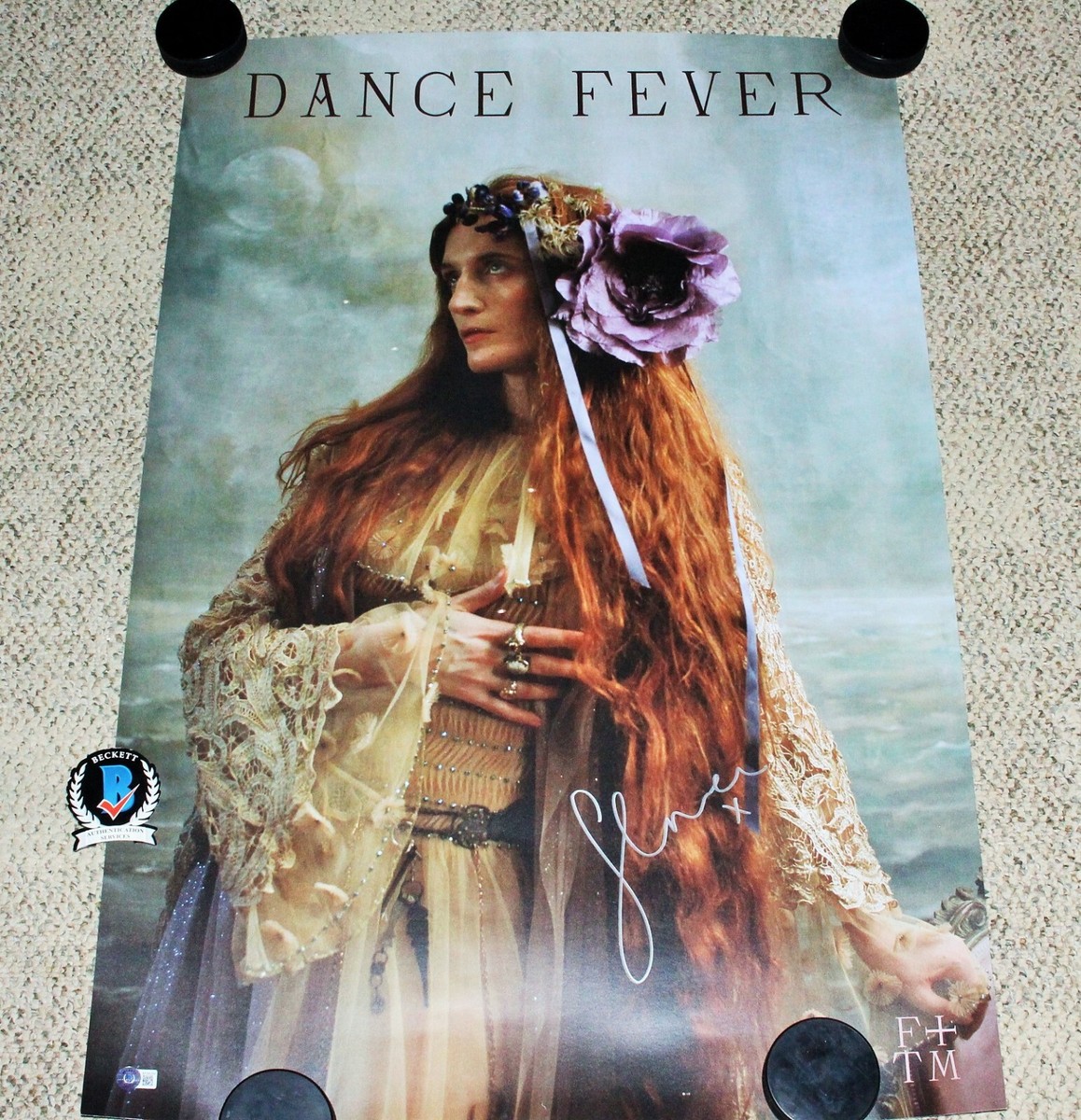 FLORENCE & THE MACHINE SIGNED EDWARDIAN FLOWER DANCE FEVER ALBUM