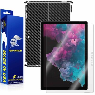 ArmorSuit Microsoft Surface Pro 6 Screen Protector + Black Carbon Fiber USA