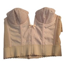 Vintage Jezebel Renee of Hollywood Corset Bra 34B NOS In Original Box NWT