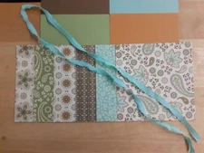 Stampin Up! SPICE CAKE 6 X 6" Designer Paper Card Kit Ribbon RARE