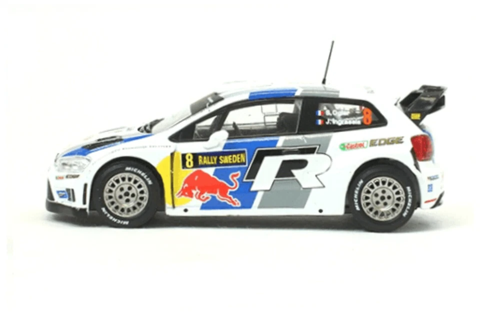 大众 Polo R WRC 2013 Ogier-Ingrassia 罕见拉力赛压铸汽车 1: 43+ 杂志 — 第 2/3 张图片