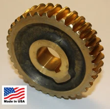 Gilson 34 Tooth Tiller Bronze Worm Wheel Gear 1626 703230 Montgomery Ward Others