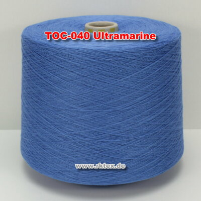 040 Ultramarine TVU Ocean Nm 30/2 Baumwolle Acryl Strickgarn Häkelgarn Garn Kone