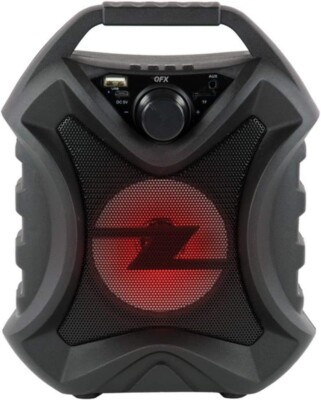 QFX BT-2 4-Inch Rechargeable Party Sound System BLUETOOTH & usb  Black