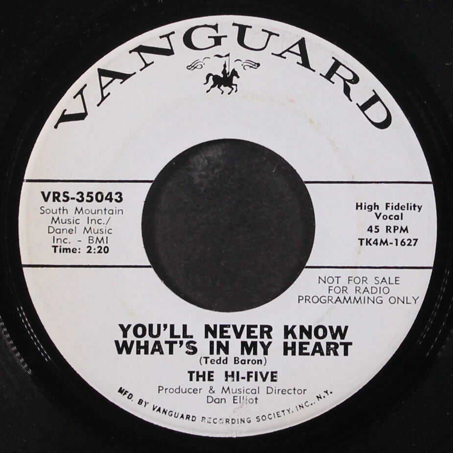 HI-FIVE: mi pi pow / you'll never know what's in my heart VANGUARD
