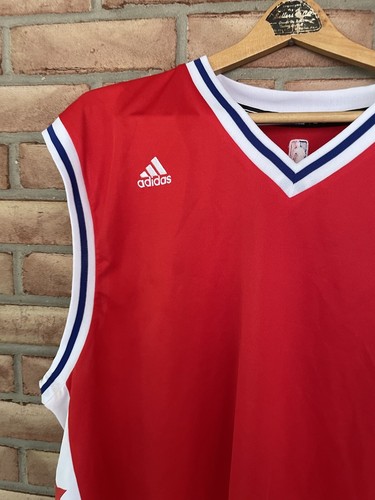 Philadelphia 76ers Adidas Red NBA Phila Tough Alternate Jersey Men’s Size XL - Picture 5 of 9