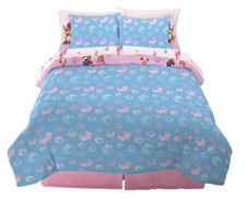 Super Mario "Royal Peach" Kids Reversible Full Bed Set-AB0CHMZQV8R5
