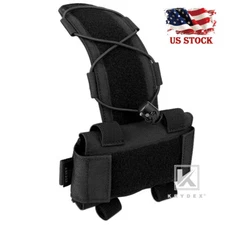 KRYDEX  Helmet Counterweight Pouch Tactical Helmet Battery Pouch Cover Black
